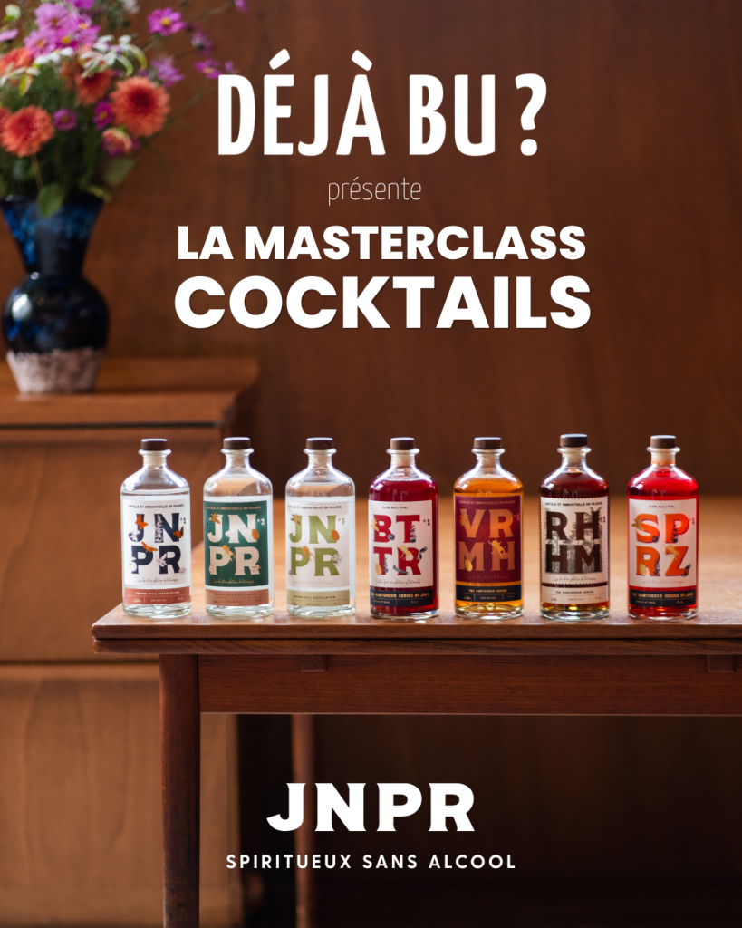 MASTERCLASS COCKTAILS SANS ALCOOL x JNPR